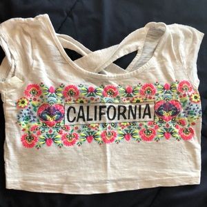 California crop top